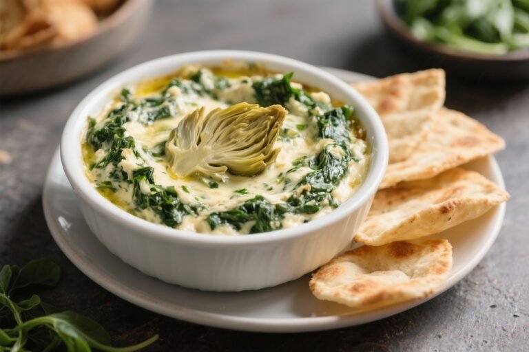 Vegan Spinach Artichoke Dip – Creamy, Comforting, Crowd-Pleasing