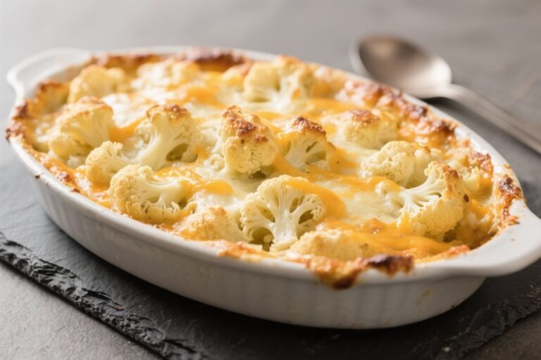 Cheesy Cauliflower Casserole – Cozy, Comforting, and Easy