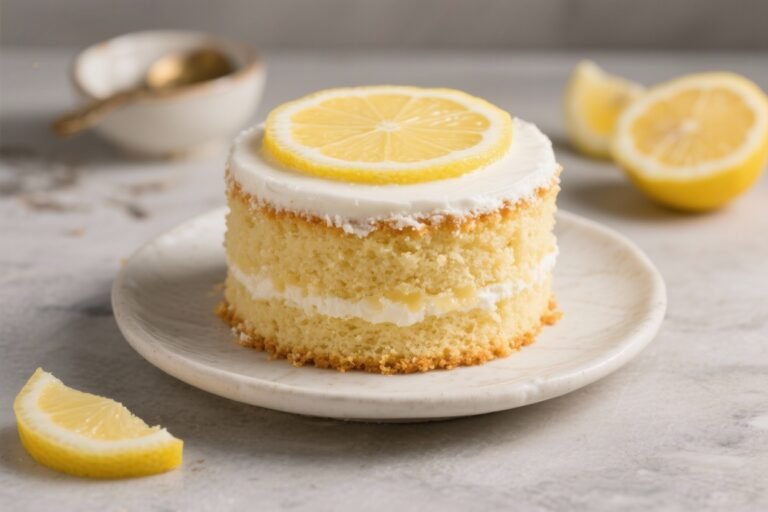 Keto Lemon Cake – Bright, Zesty, and Low-Carb