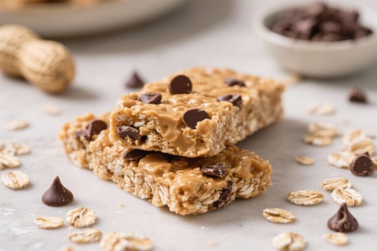 Peanut Butter Chocolate Chip Protein Oat Bars – Easy, Chewy, and Satisfying