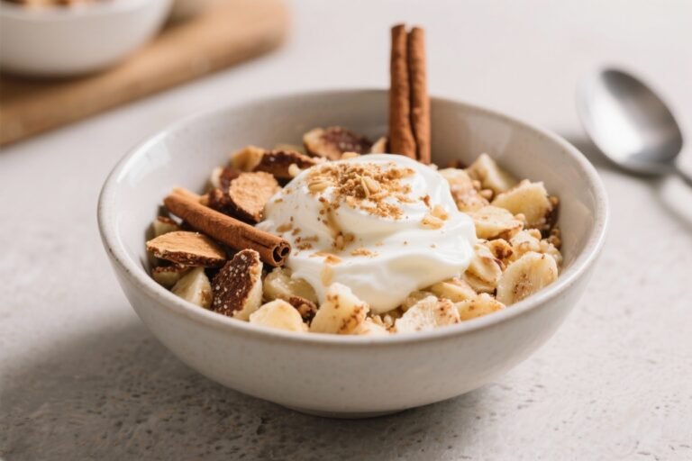 Greek Yogurt Cinnamon Protein Bowl – Simple, Creamy, and Satisfying