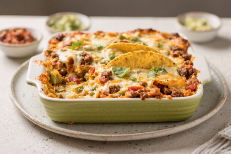 Keto Taco Casserole – A Cozy, Low-Carb Weeknight Favorite