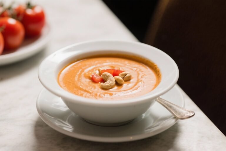 Creamy Cashew Tomato Soup – Cozy, Velvety, and Easy to Make