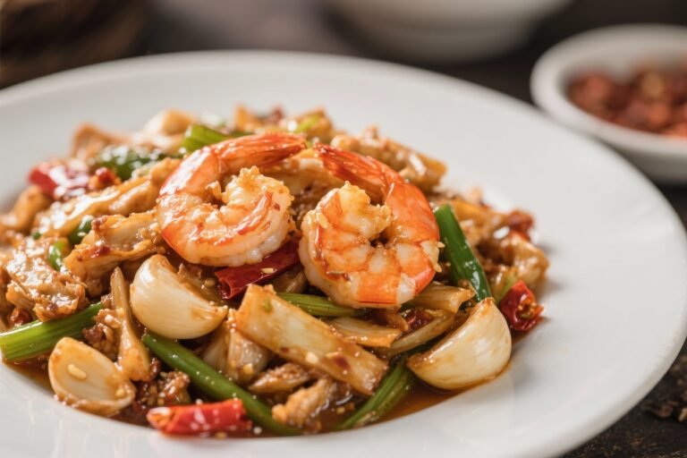 Spicy Garlic Shrimp Protein Stir-Fry – Fast, Flavorful, and Satisfying