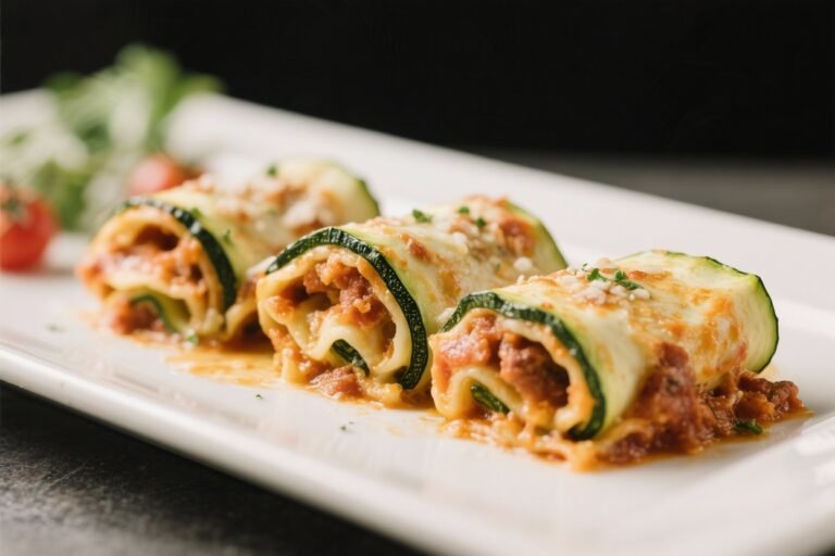 Zucchini Lasagna Roll-Ups – A Light, Cozy Twist on a Classic