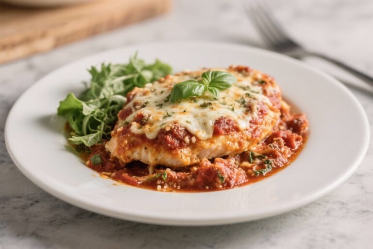 Keto Chicken Parmesan (No Breading) – Simple, Saucy, and Satisfying