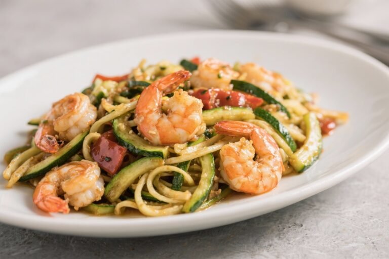 Zucchini Noodle Shrimp Stir-Fry – Fresh, Fast, and Flavorful