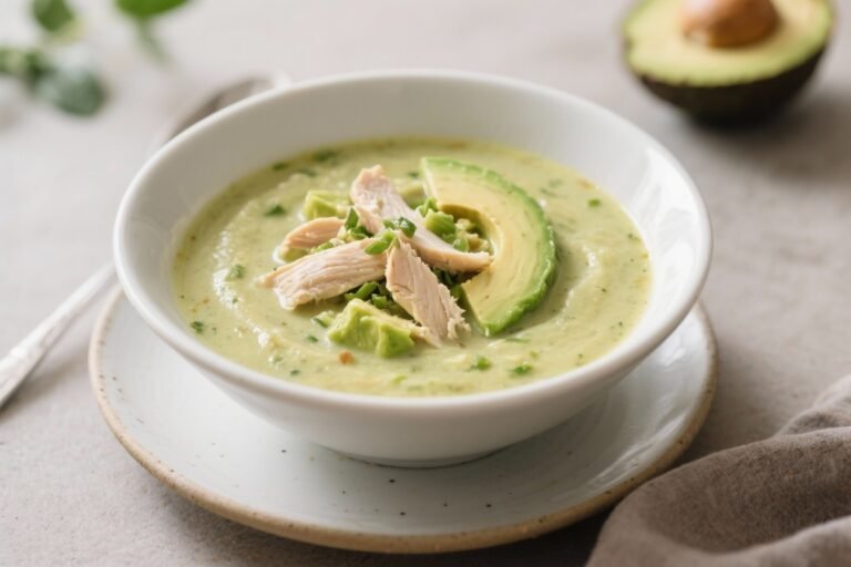 Keto Chicken Avocado Soup – Creamy, Comforting, and Low-Carb