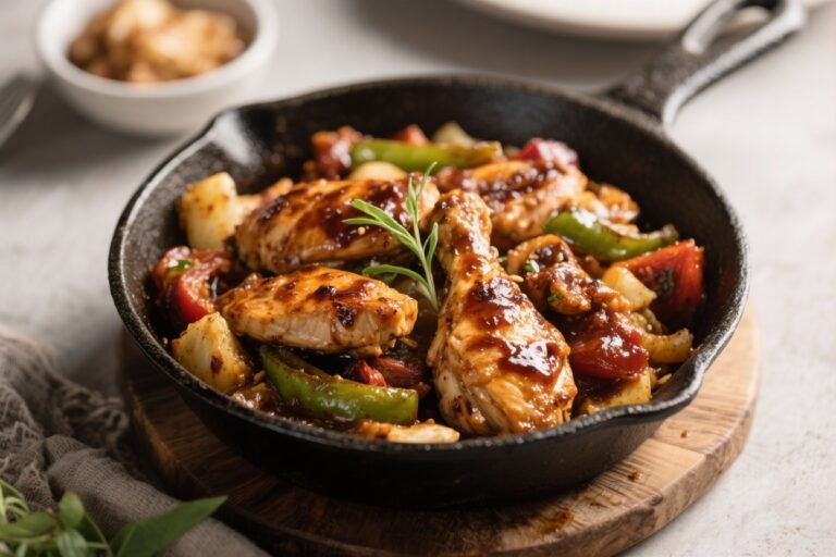 Keto BBQ Chicken Skillet – A Fast, Flavor-Packed Weeknight Dinner