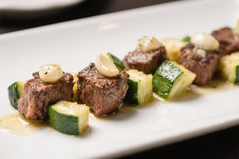 Garlic Butter Steak Bites With Zucchini – A Fast, Flavor-Packed Skillet Dinner