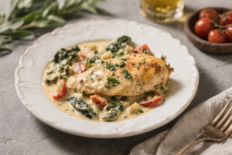 Creamy Tuscan Keto Chicken – Rich, Flavorful, and Low-Carb