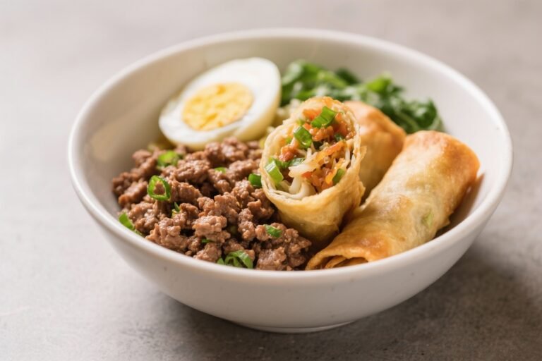 Ground Beef Egg Roll in a Bowl – Fast, Flavorful, and Satisfying