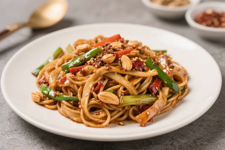 Spicy Peanut Noodle Stir-Fry – Fast, Flavorful, and Satisfying