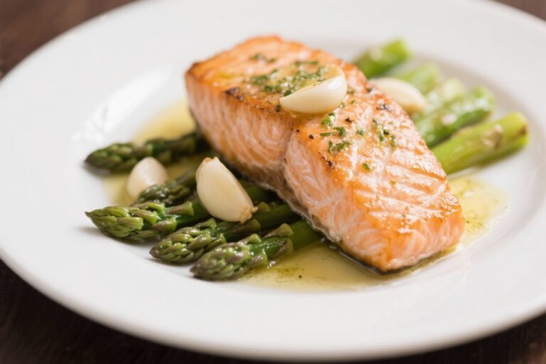 Garlic Butter Salmon With Asparagus – Easy, Flavorful, Weeknight Dinner