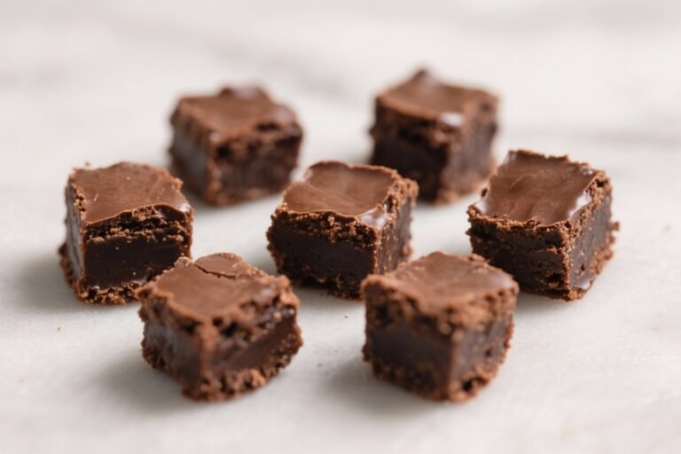 Keto Brownie Bites – Rich, Fudgy, and Low-Carb
