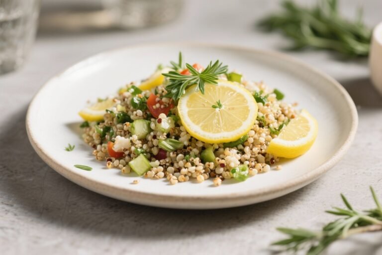 Lemon Herb Quinoa Salad – Bright, Fresh, and Easy