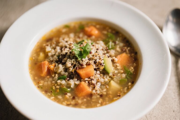 Protein-Packed Quinoa Vegetable Soup – Hearty, Healthy, and Easy