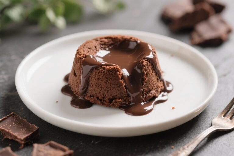 Keto Chocolate Lava Cake – A Quick, Indulgent Low-Carb Treat