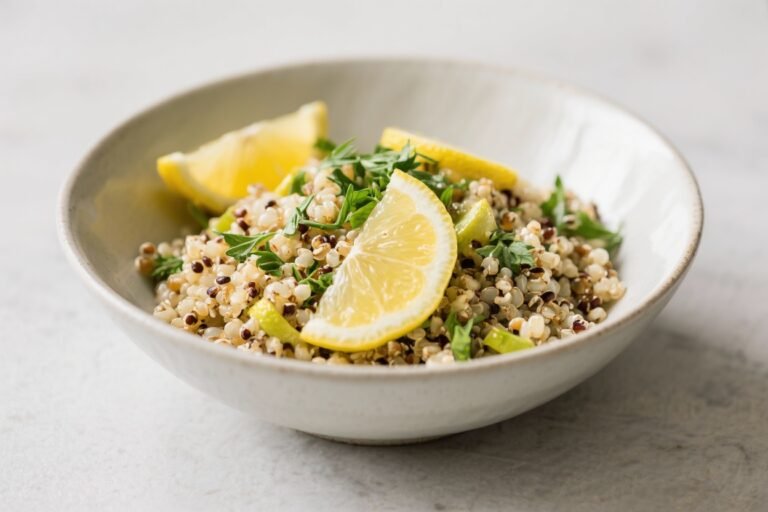 Zesty Lemon Herb Quinoa Bowl – Fresh, Bright, and Satisfying