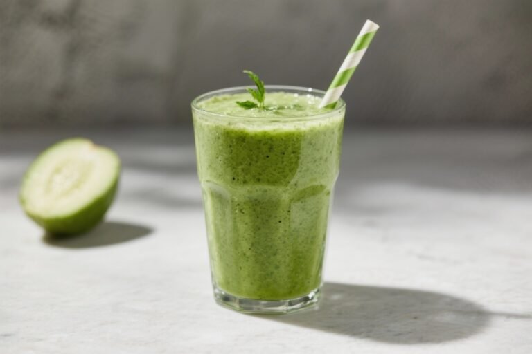 Green Detox Smoothie – Bright, Fresh, and Ready in Minutes