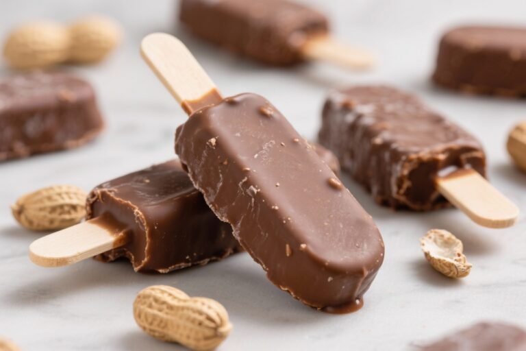 Keto Peanut Butter Chocolate Ice Cream Bars – Creamy, Crunchy, and Low-Carb