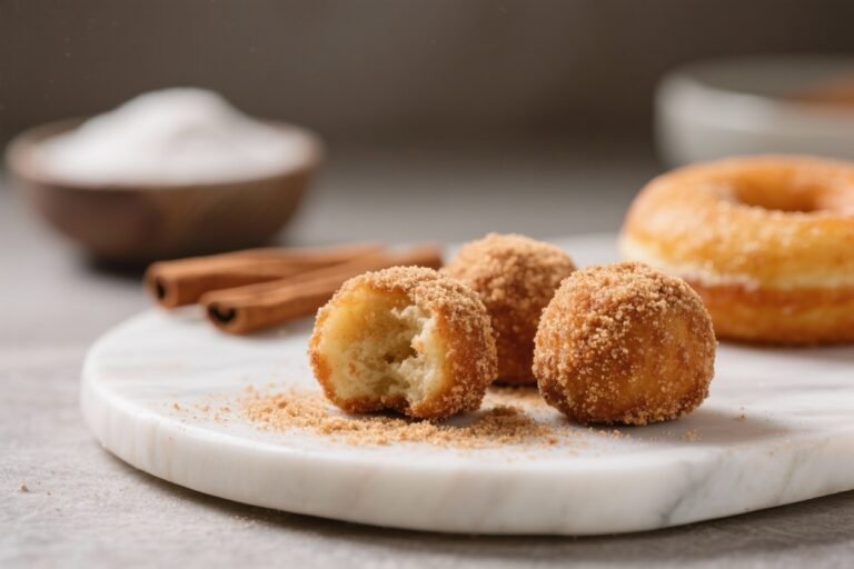 Keto Cinnamon Sugar Donut Holes – Soft, Sweet, and Low-Carb