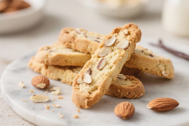Keto Vanilla Almond Biscotti – Crisp, Comforting, and Low-Carb