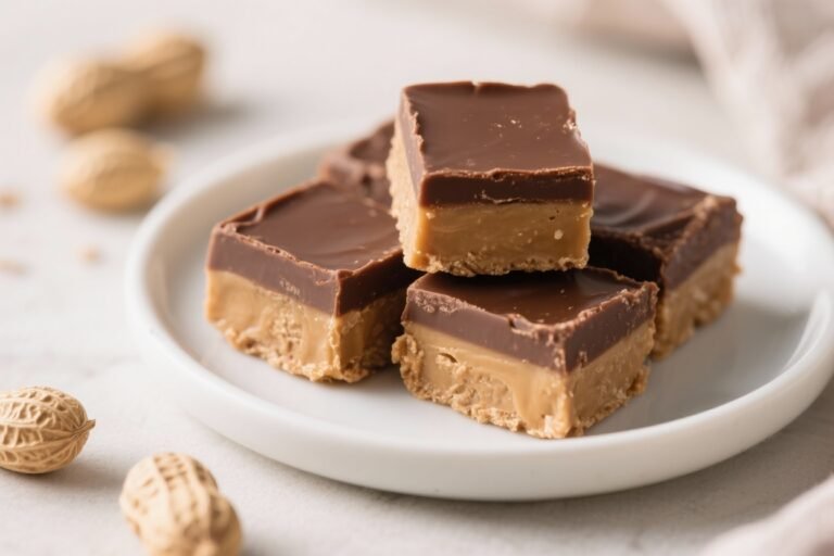 Keto Chocolate Peanut Butter Fudge – Rich, Creamy, and Low-Carb