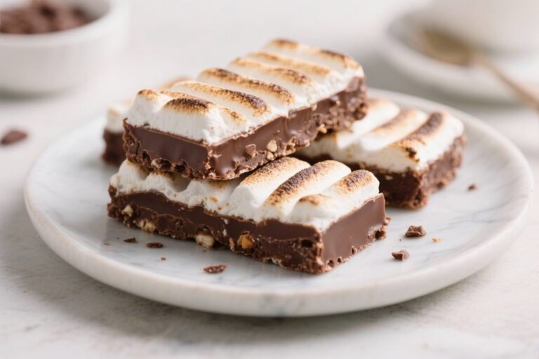 Keto Chocolate Marshmallow Bars – A Chewy, Fudgy, Low-Carb Treat