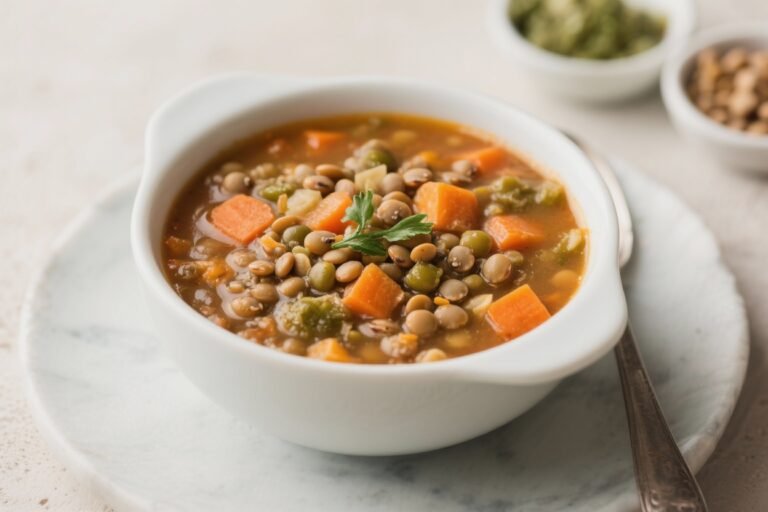 Lentil & Vegetable Power Soup – Hearty, Bright, and Good for You