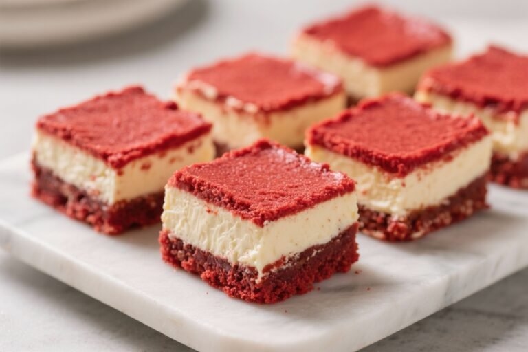 Keto Red Velvet Cheesecake Bars – Creamy, Festive, and Low-Carb