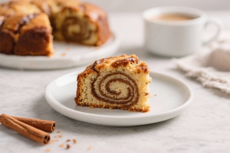 Keto Cinnamon Swirl Coffee Cake – Tender, Sweet, and Low-Carb