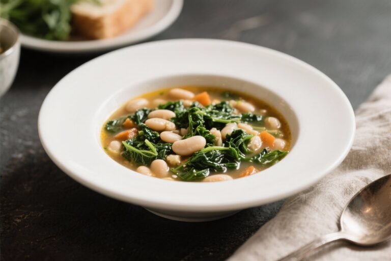 Tuscan White Bean & Kale Soup – Cozy, Hearty, and Simple