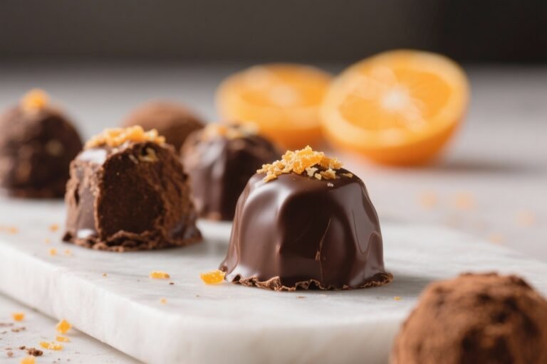 Keto Orange Chocolate Truffles – Rich, Zesty, and Low-Carb
