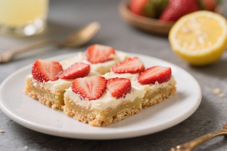 Keto Strawberry Lemonade Bars – Bright, Fresh, and Low-Carb