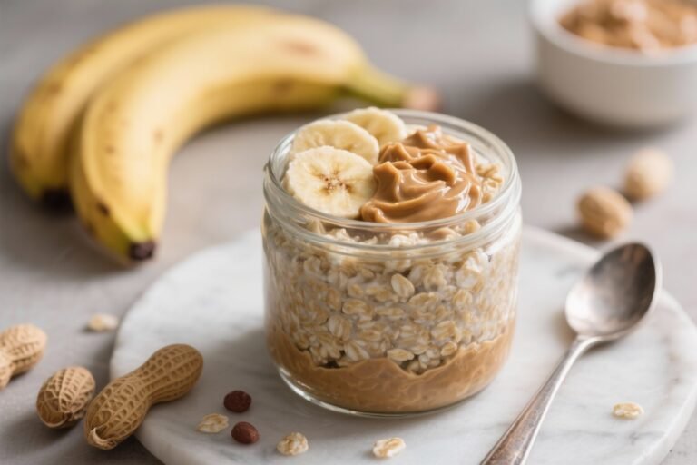 Peanut Butter Banana Overnight Oats – A Creamy, Satisfying Make-Ahead Breakfast