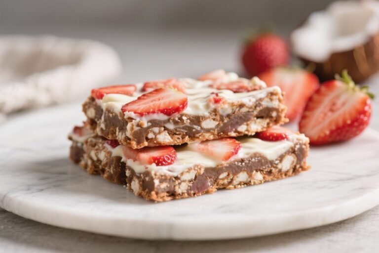 Keto Strawberry Coconut Bars – A Simple, Fresh, Low-Carb Treat