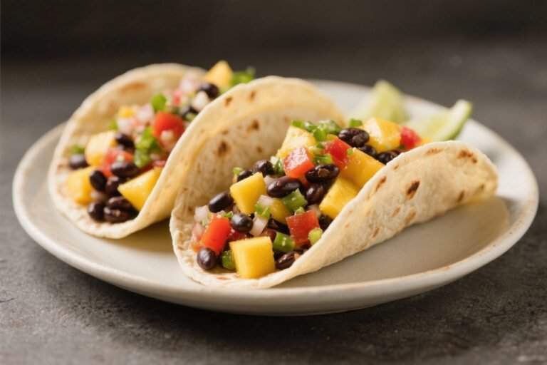 Mango Black Bean Salsa Tacos – Fresh, Bright, and Easy Weeknight Wins