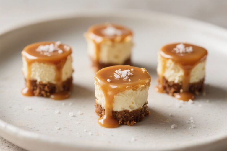 Keto Salted Caramel Cheesecake Bites – Creamy, Sweet, and Perfectly Snackable