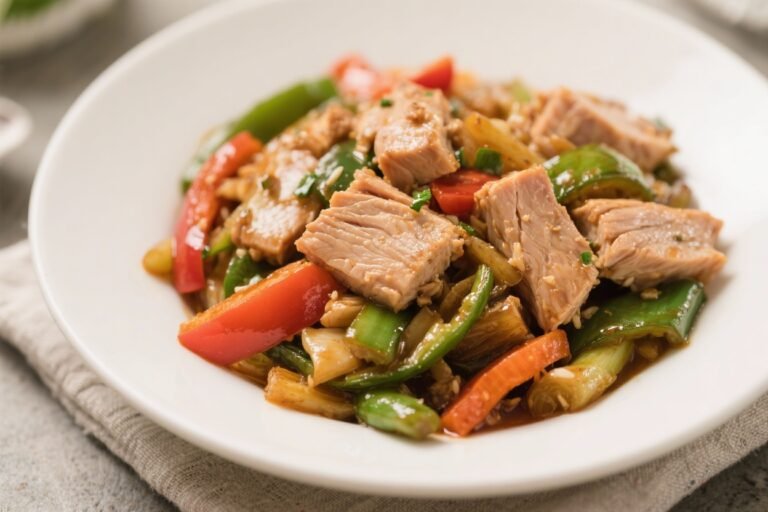 Tuna & Veggie Stir-Fry – Quick, Bright, and Satisfying