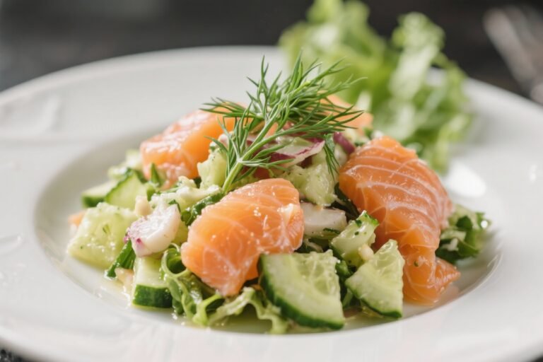 Salmon Salad With Cucumber and Dill – Fresh, Bright, and Ready in Minutes