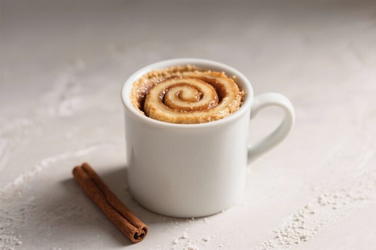 Keto Cinnamon Roll Mug Cake – A Cozy Low-Carb Treat in Minutes