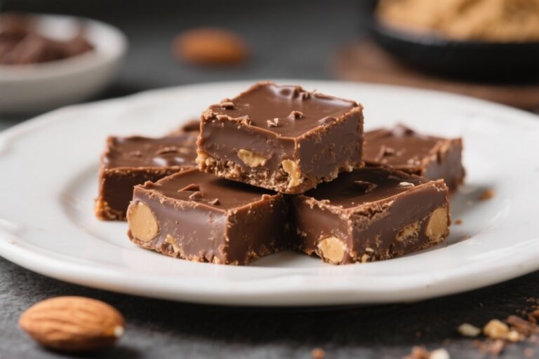 Healthy No-Bake Chocolate Almond Butter Fudge – Simple, Rich, and Satisfying