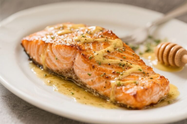 Baked Honey Mustard Salmon – Easy, Flavorful, Weeknight-Friendly