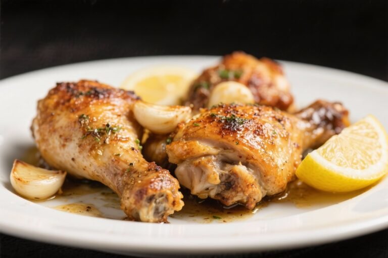 Lemon Garlic Roasted Chicken Thighs – Bright, Juicy, And Easy