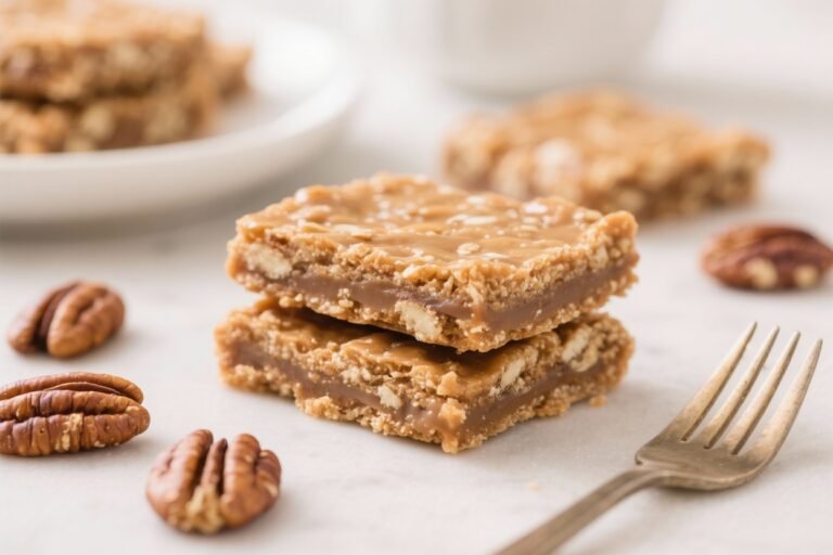 Keto Vanilla Maple Pecan Bars – Buttery, Nutty, and Low-Carb