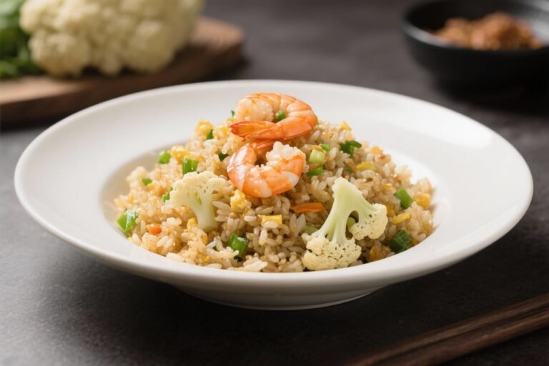 Shrimp & Cauliflower Fried Rice – Fast, Flavorful, and Light