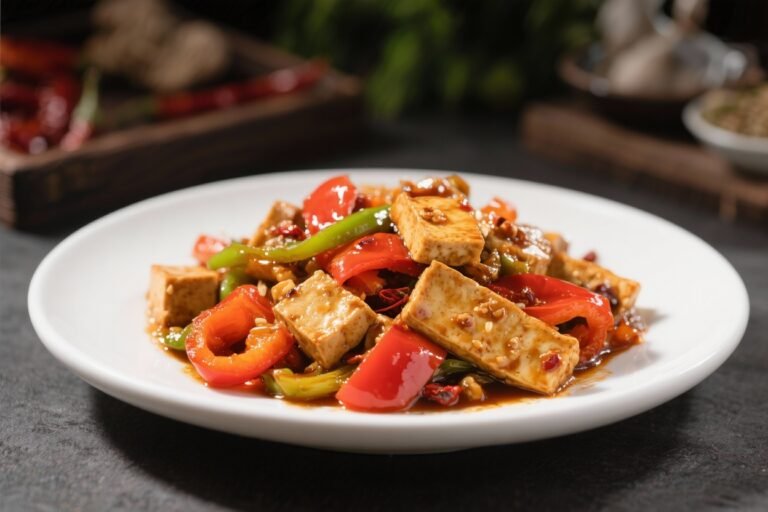Spicy Tofu & Bell Pepper Stir-Fry – Fast, Flavorful, and Weeknight-Friendly