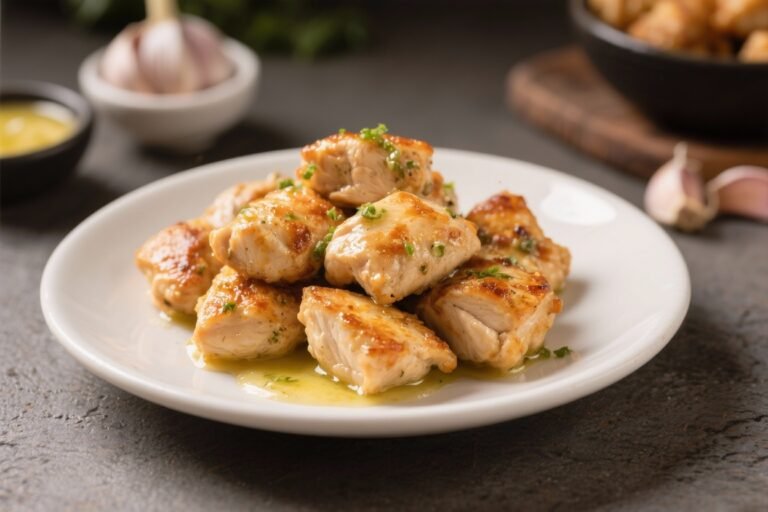Garlic Butter Chicken Bites – Quick, Juicy, and Full of Flavor
