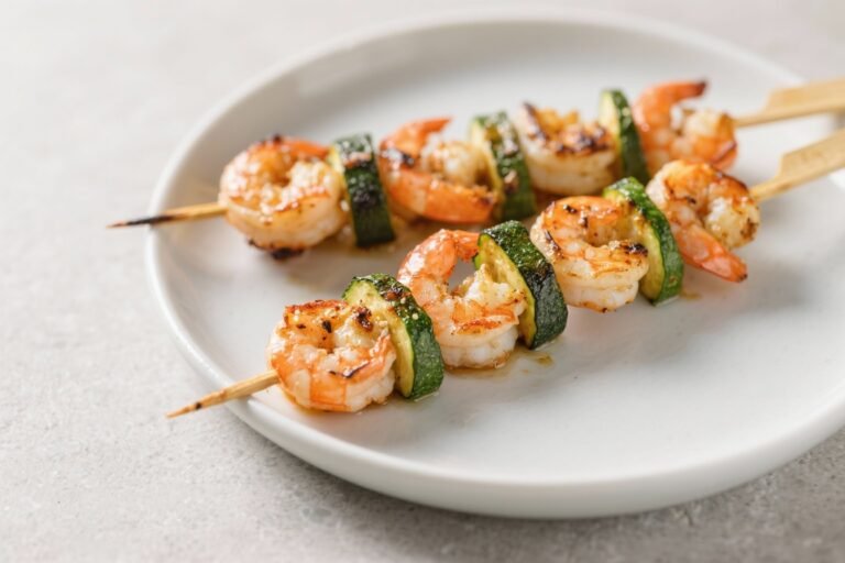 Grilled Shrimp & Zucchini Skewers – Fresh, Fast, and Full of Flavor